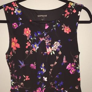Gorgeous black floral dress from Express